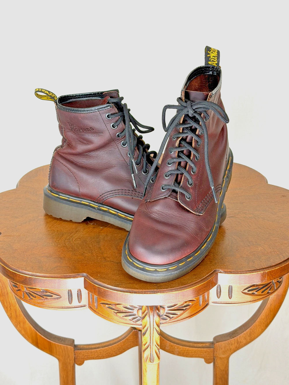 Dr. Martens 1460 MIE Combat Boot US Mens 6 Womens 7 England Red #0114B